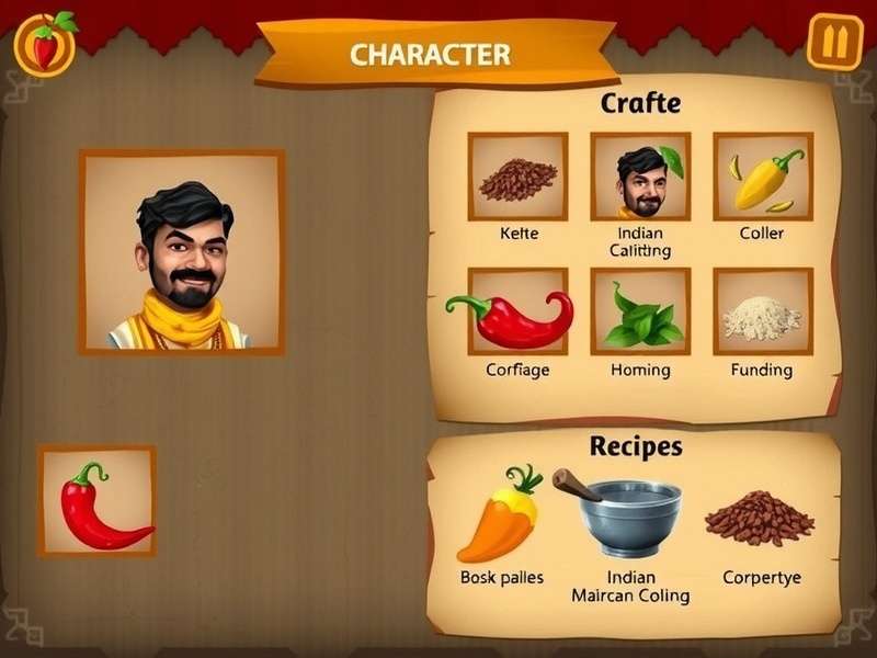 Epic Chilli Journey gameplay screenshot showing character collecting chillies
